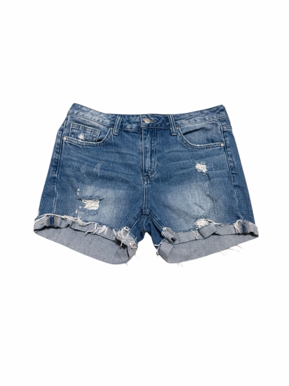 Joe's Jeans Women's‎ The Ozzie Cuffed Mid-Rise Cutoff Denim Shorts | Size 29